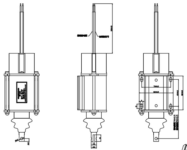 立體車(chē)庫(kù)牽引式電磁鐵/MQB-40/20電磁鐵